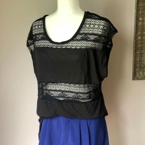 GentleFawn Black & Lace Top
